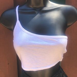 PLT White Crop Top